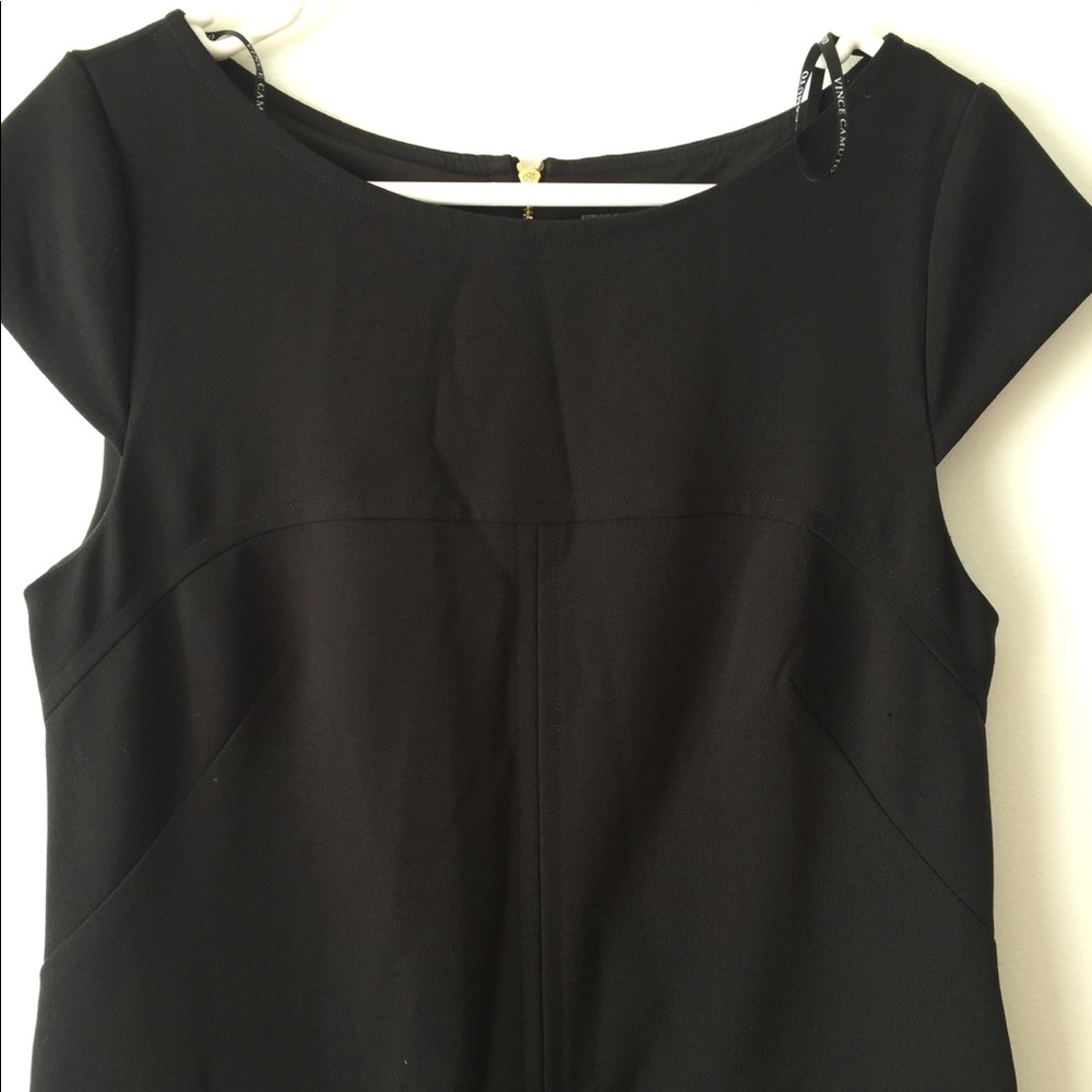 New perfect little black dress gold zip